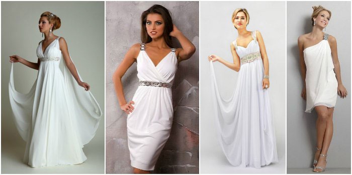 Выбор греческого свадебного платья