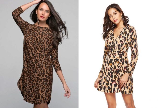 леопардовые платья 2019